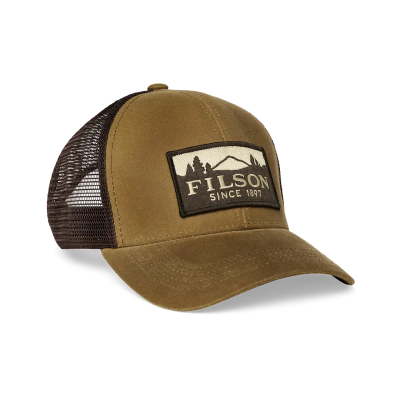11030237 Filson Mesh Logger Cap Dark Tan