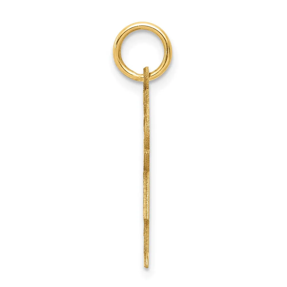 14k Yellow Gold Kid Charm