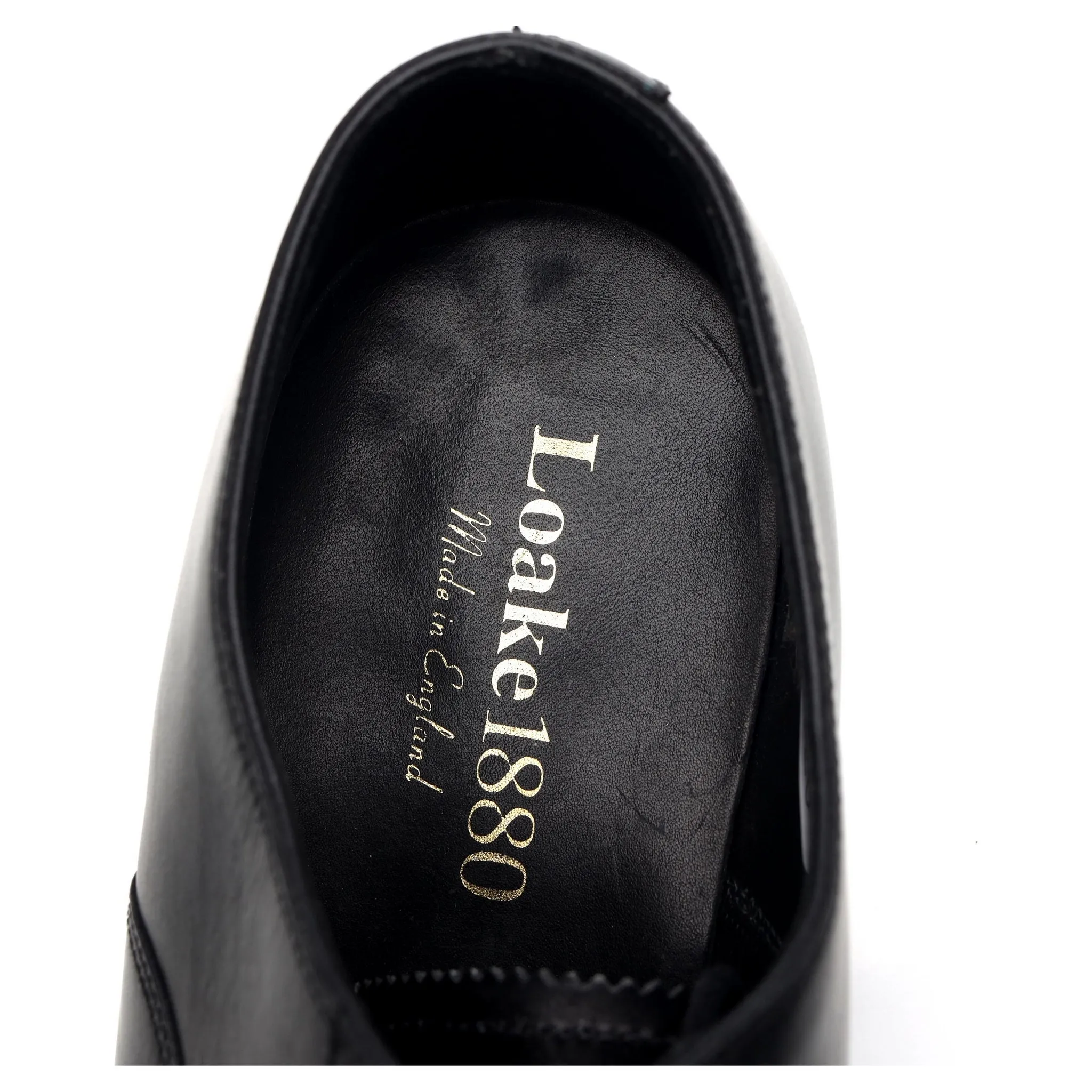 1880 'Aldwych' Black Leather Oxford UK 6 F