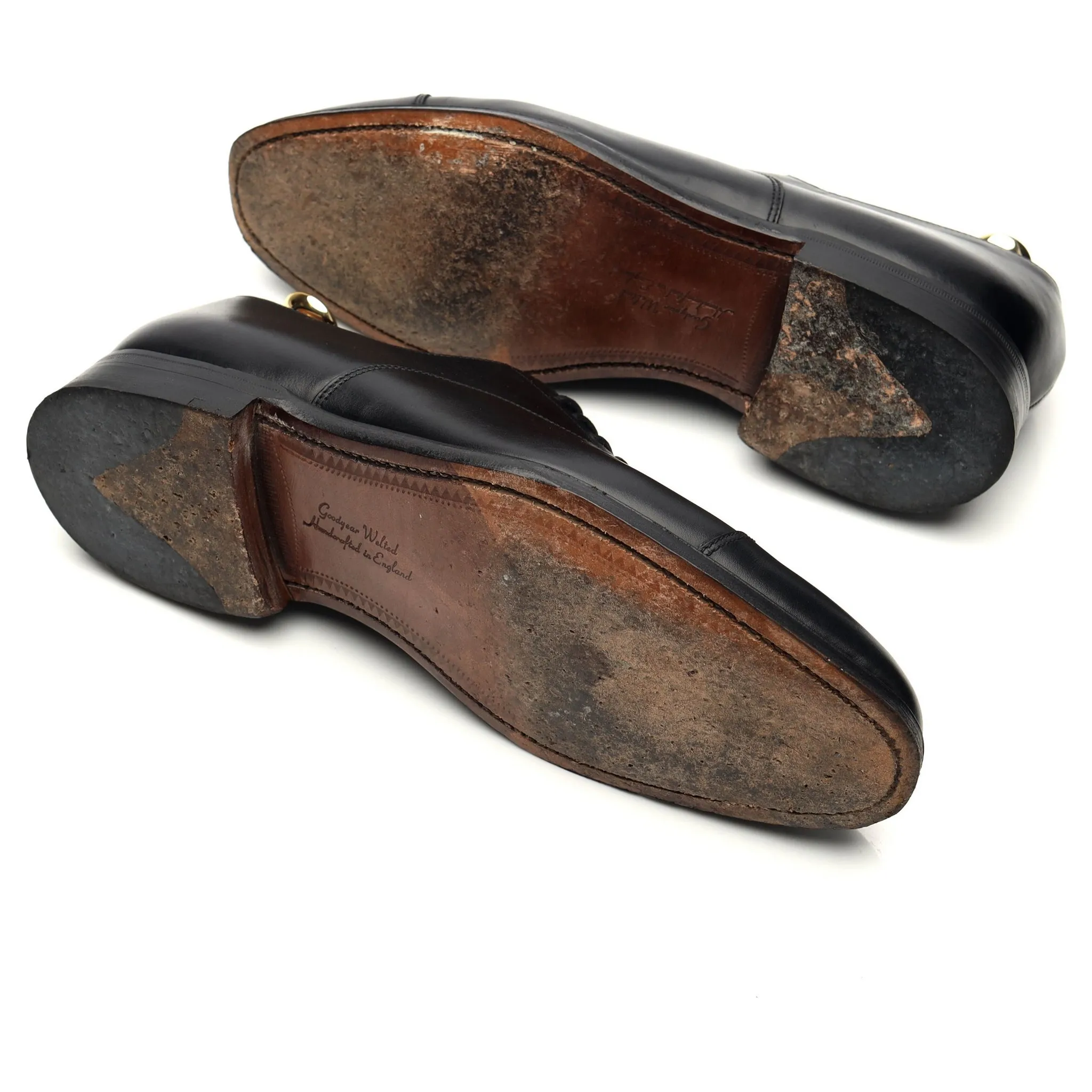 1880 'Aldwych' Black Leather Oxford UK 6 F