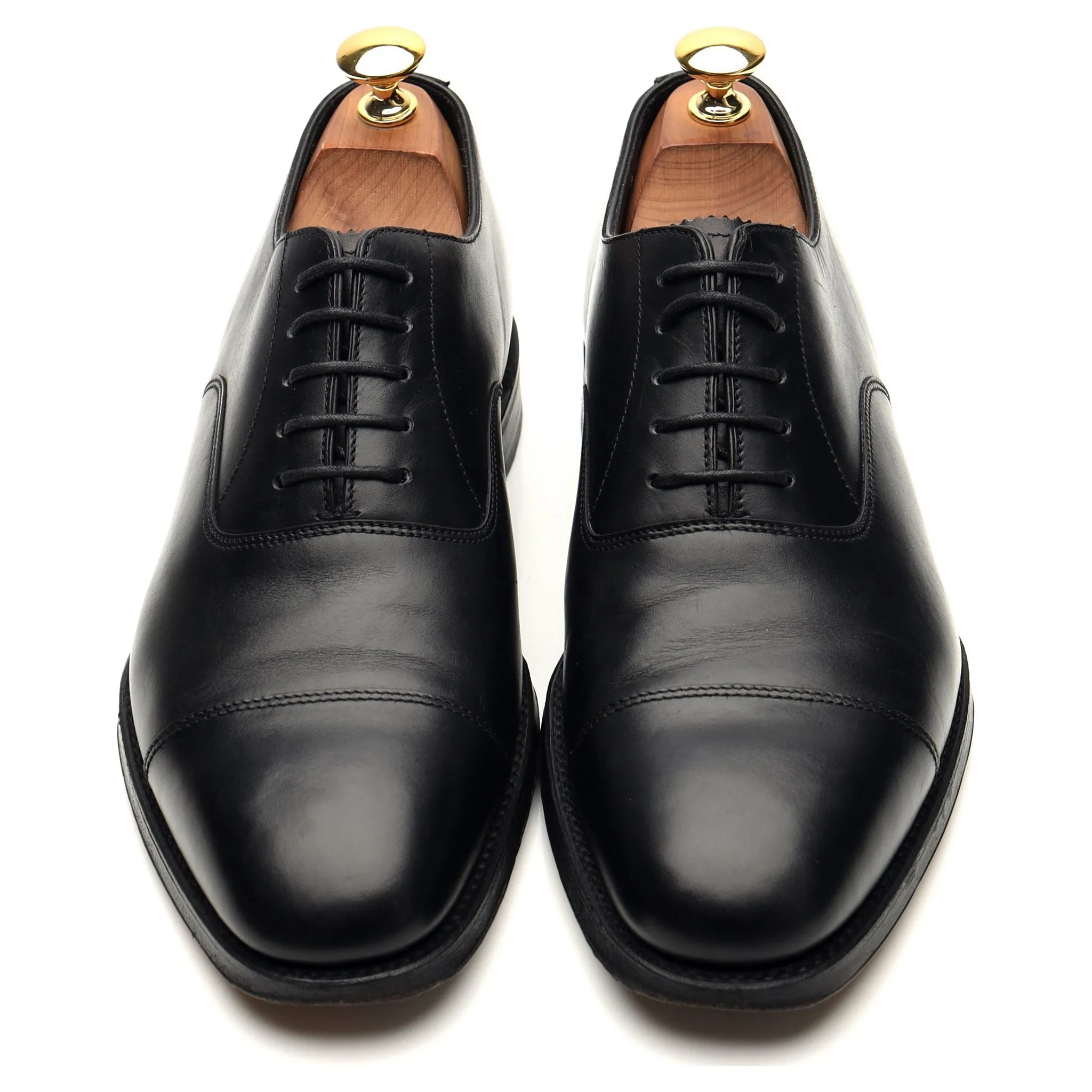 1880 'Aldwych' Black Leather Oxford UK 6 F