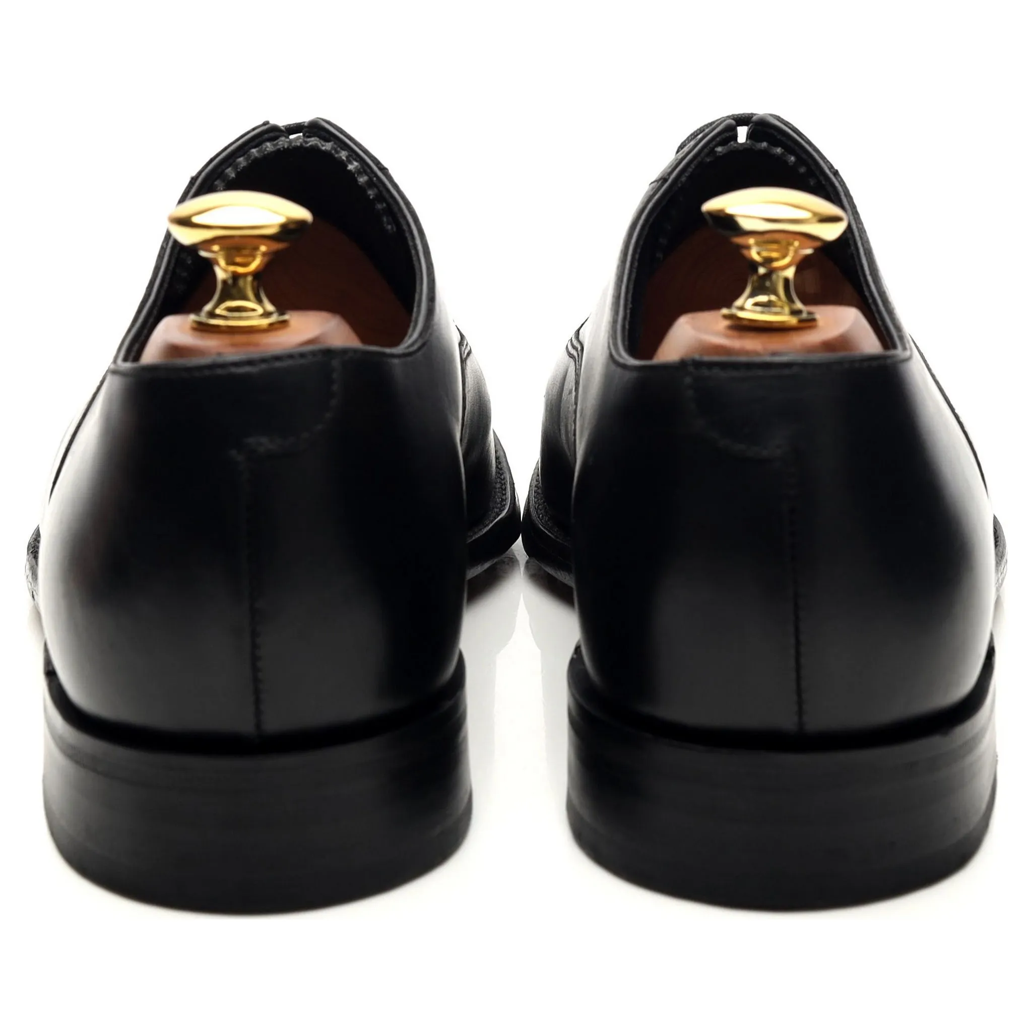 1880 'Aldwych' Black Leather Oxford UK 6 F