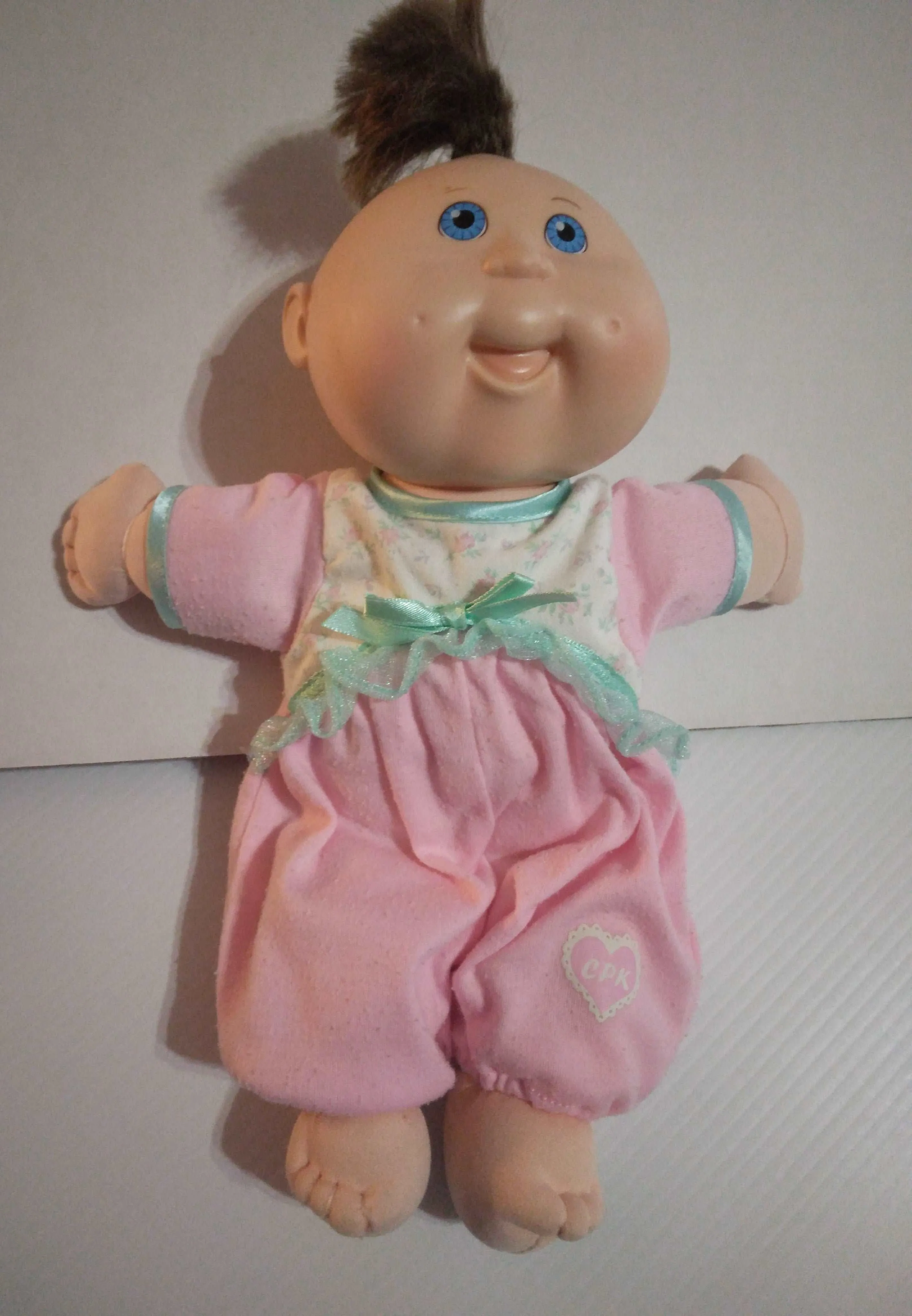 2004 Cabbage Patch Kid By  Play Along Preemie With Brown Hair