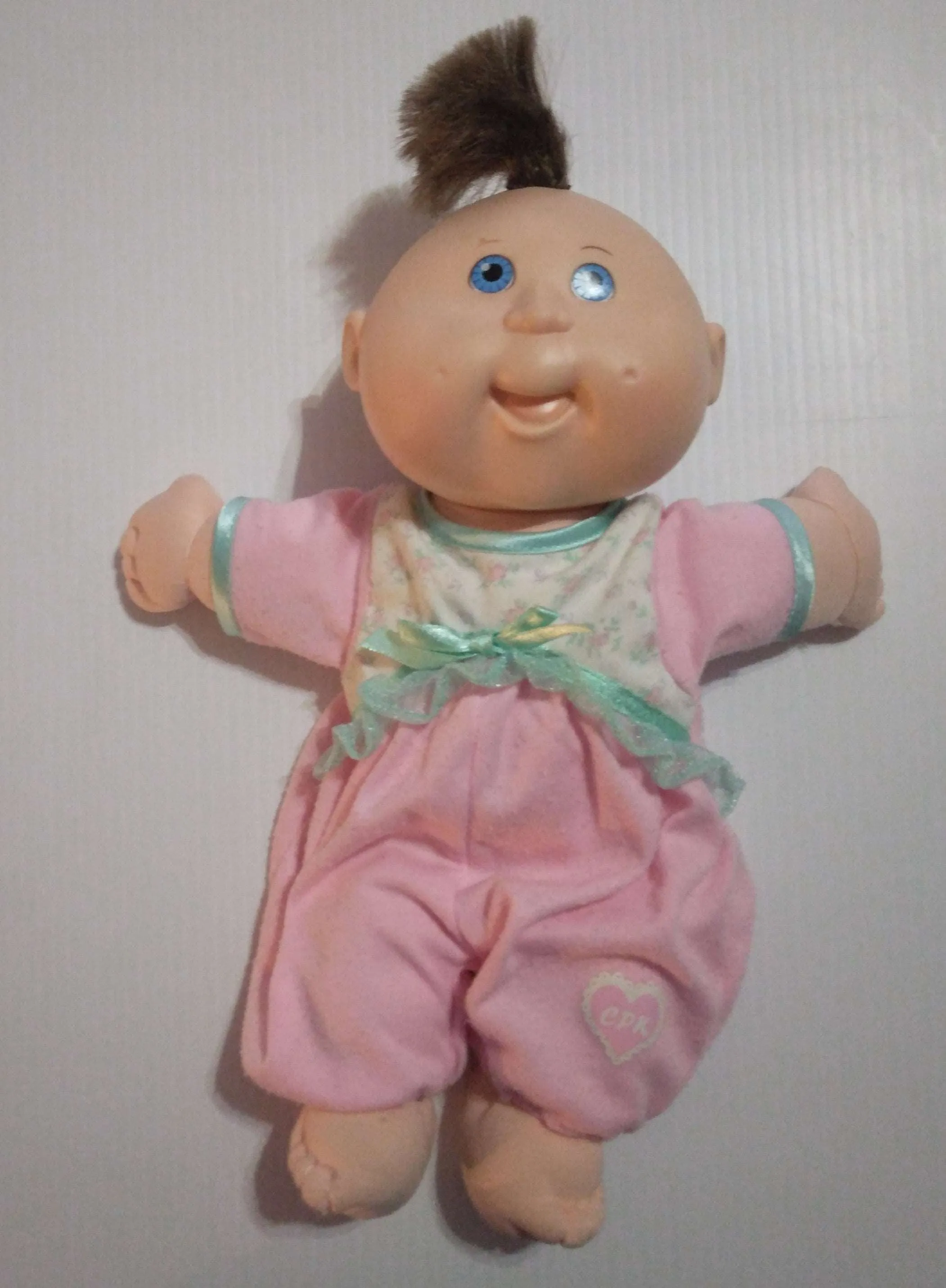 2004 Cabbage Patch Kid By  Play Along Preemie With Brown Hair