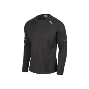 2XU Aero Long Sleeve - Black/Silver Reflective