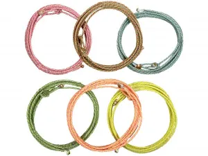 5/16" x 20' Nylon Kid Rope with Hand Sewn Leather Burner. Made in USA