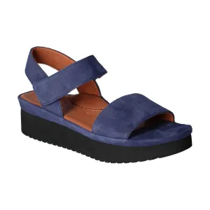 Abrilla Sandal - Navy Kid Suede