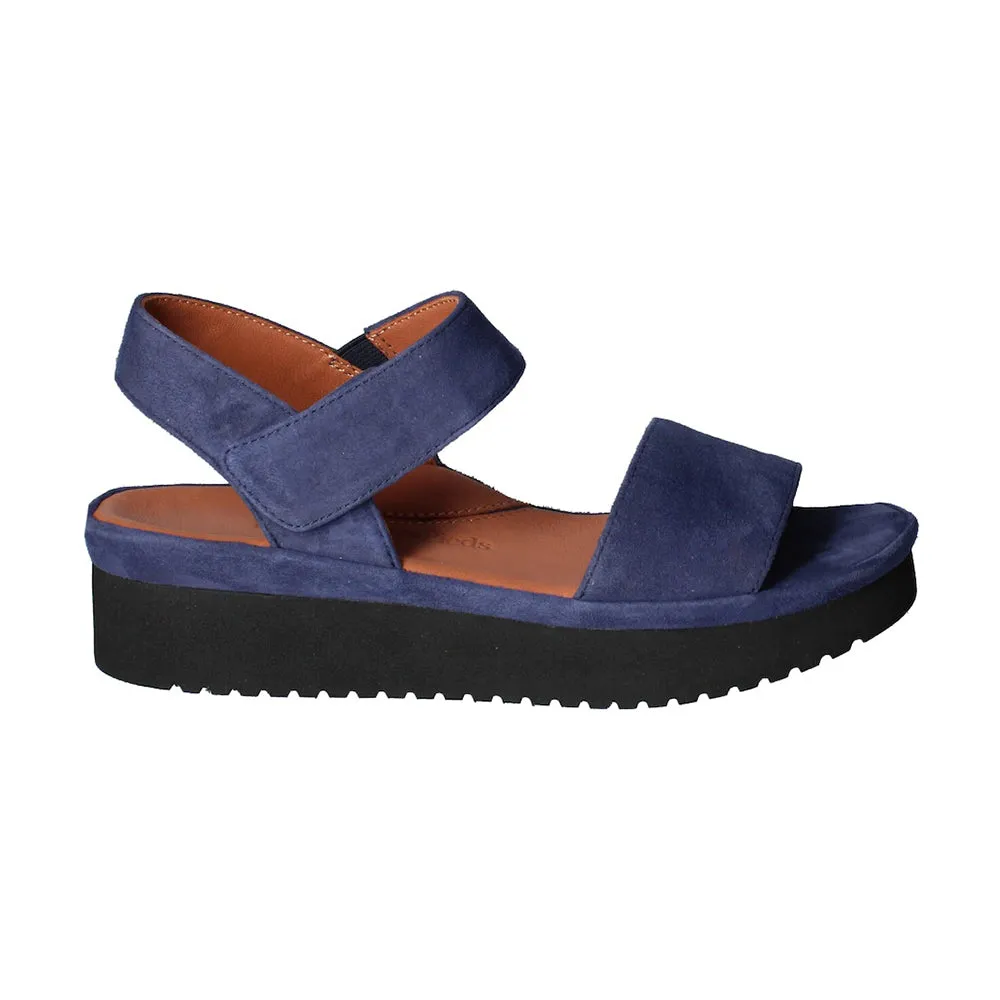 Abrilla Sandal - Navy Kid Suede