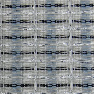 Amp grill cloth - Fender style - blue/white/silver - 36" wide (per yard)