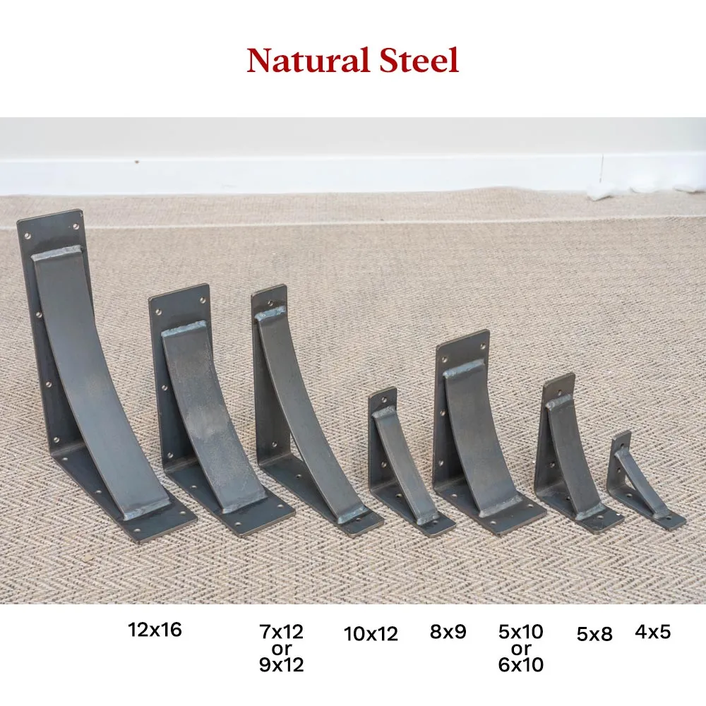 Arch Heavy Duty Steel Mantel Bracket