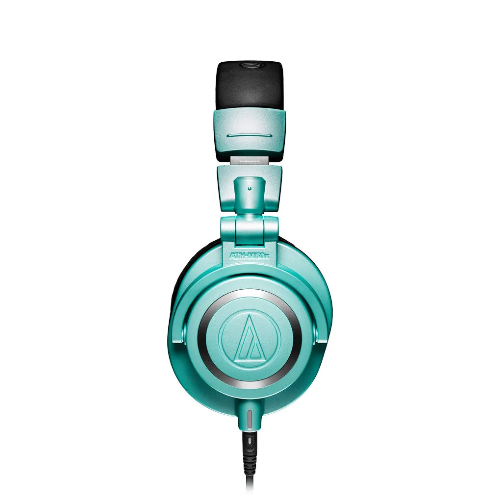 Audio-Technica ATH-M50xIB Limited Edition Professional Monitor Headphones, Icy Blue