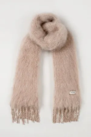 Aurora Kid Mohair Scarf Dun