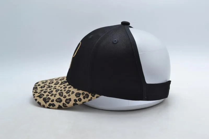 Backless Cap - Black Leopard