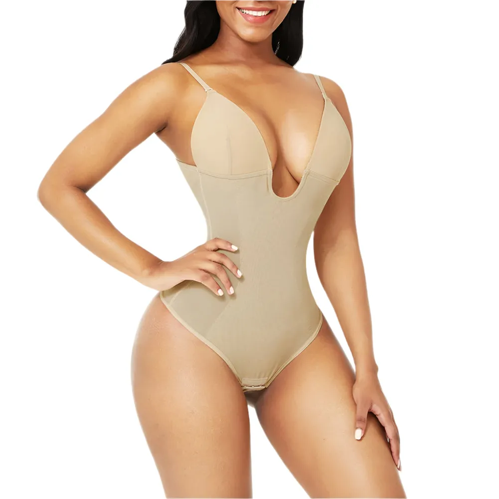 Backless U Plunge Bodysuit