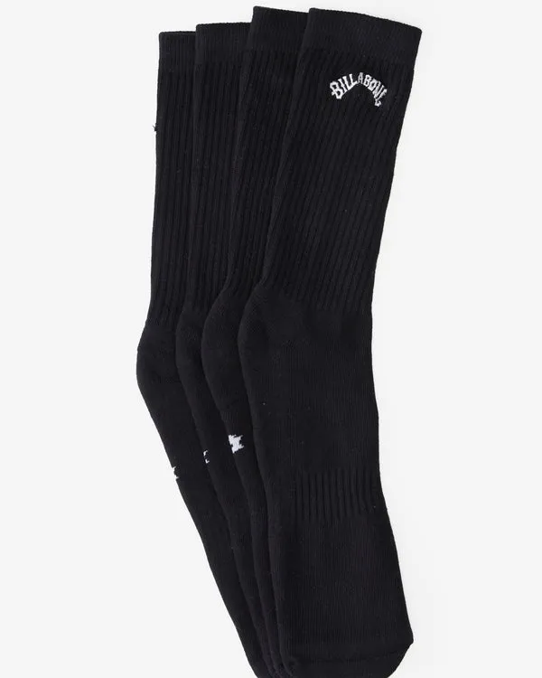 Billabong 2 pack Core Crew Socks