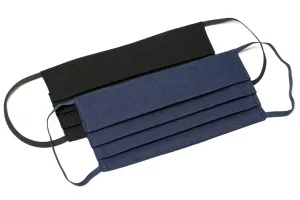 Black and Blue Cloth Face Masks (2)