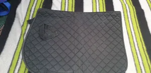 Black saddle cloth Cob size FREE POSTAGE