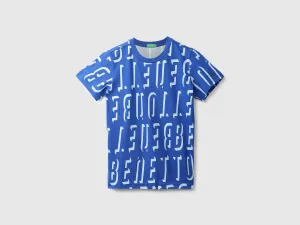 Blue Printed T-Shirt