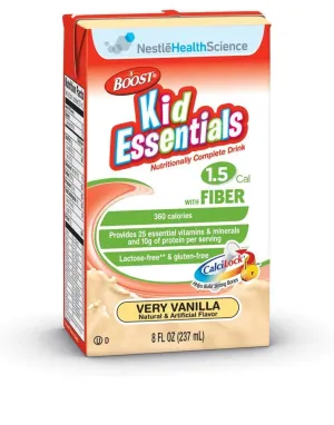 Boost Kid Essentials 1.5 with Fiber, Very Vanilla, 8 fl oz, 27/CS