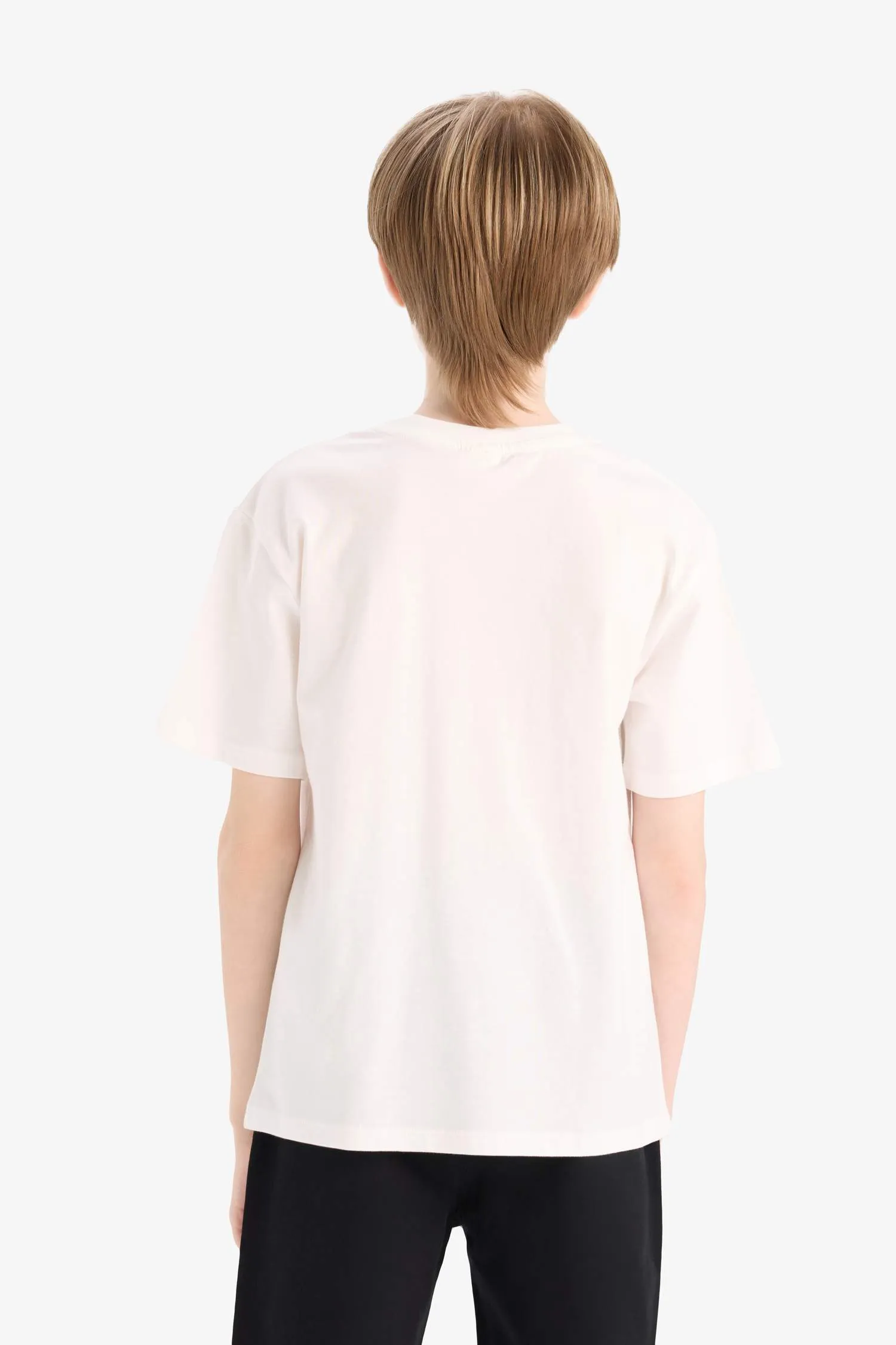 Boy Crew Neck Printed Short Sleeve T-Shirt