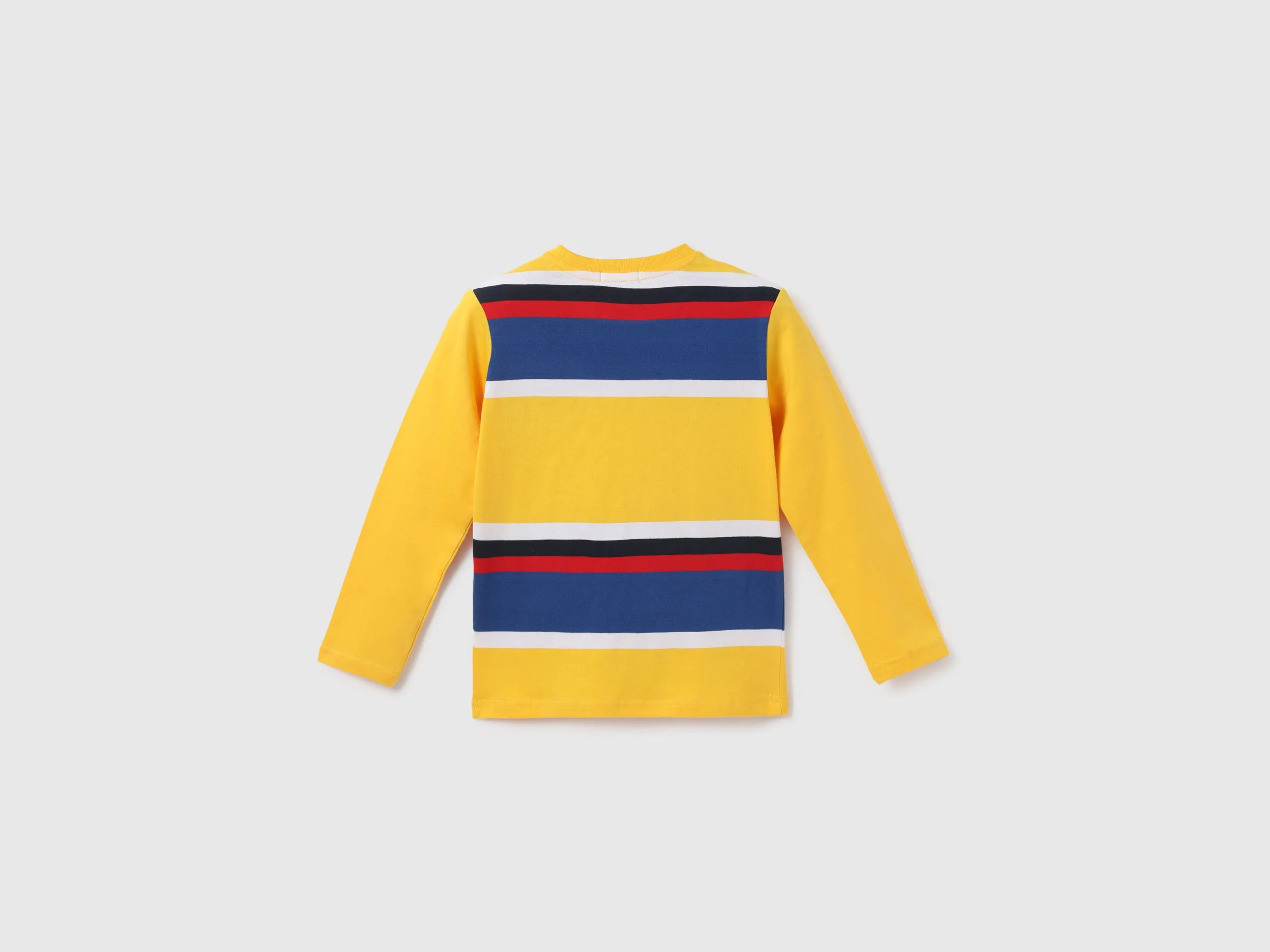 Boys Colorblock Round Neck T-Shirt