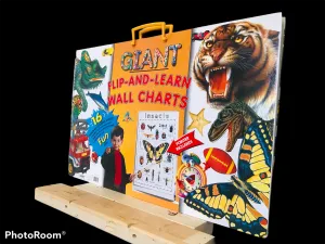 Brand new Giant Flip-And-Learn Wall Charts! Great for home use or classroom! Pointer Included