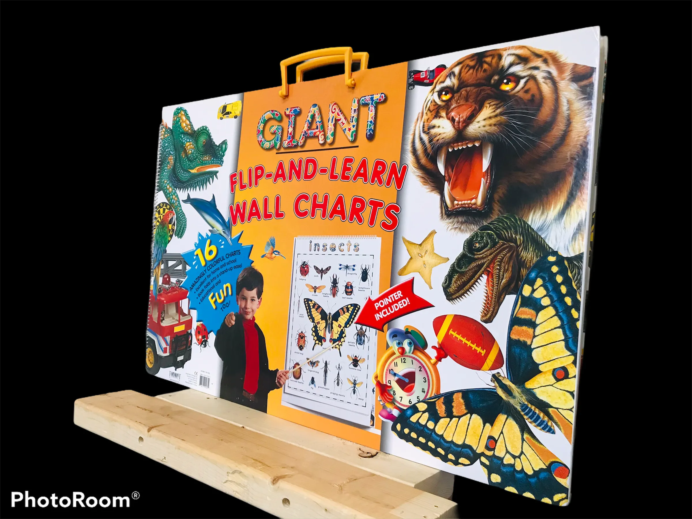 Brand new Giant Flip-And-Learn Wall Charts! Great for home use or classroom! Pointer Included