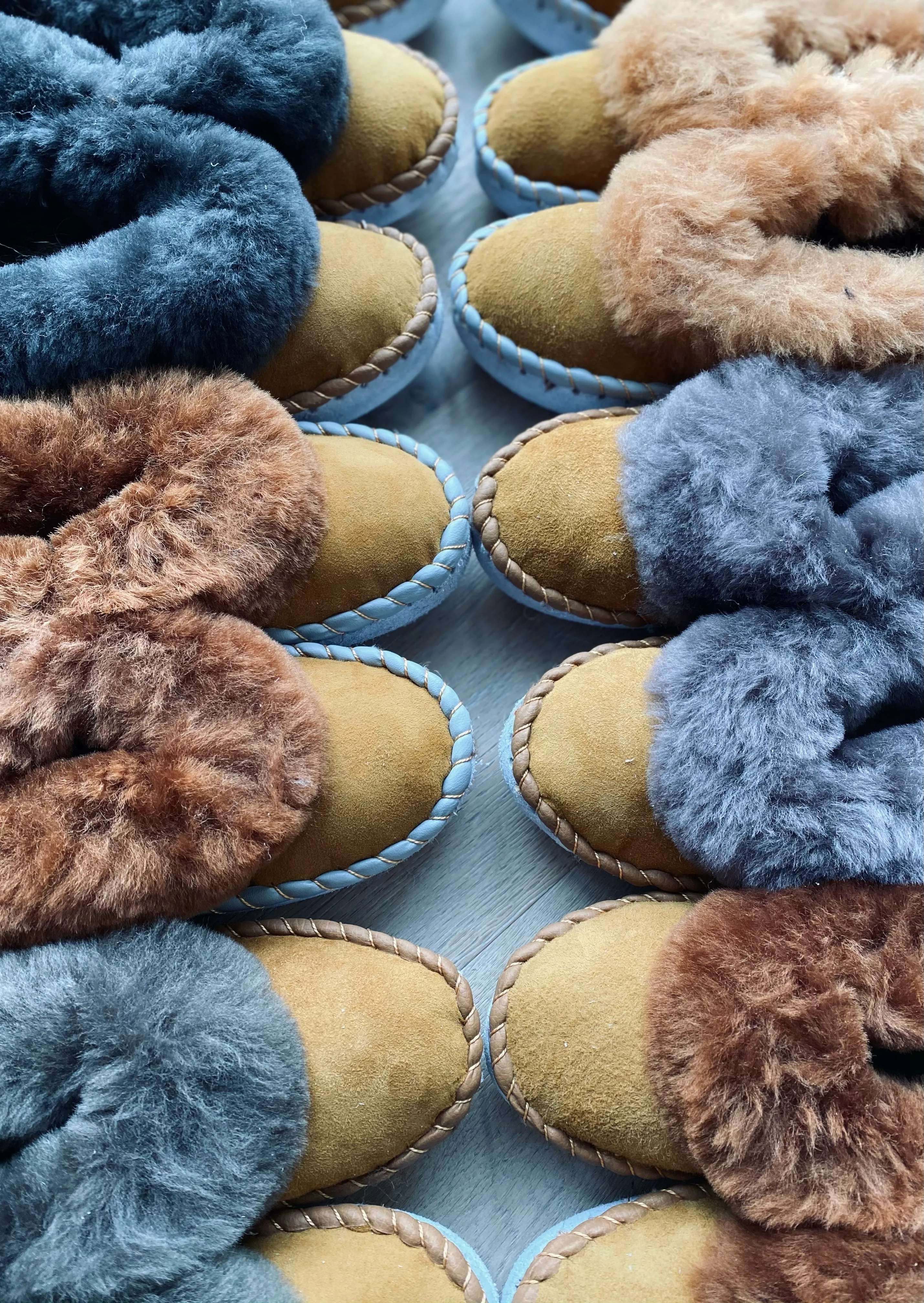 Brown Range Sheepskin Slippers Lucky Dip