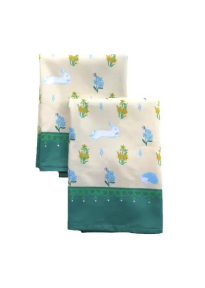 Bunnies & Hedgehogs ~ Cloth Napkins