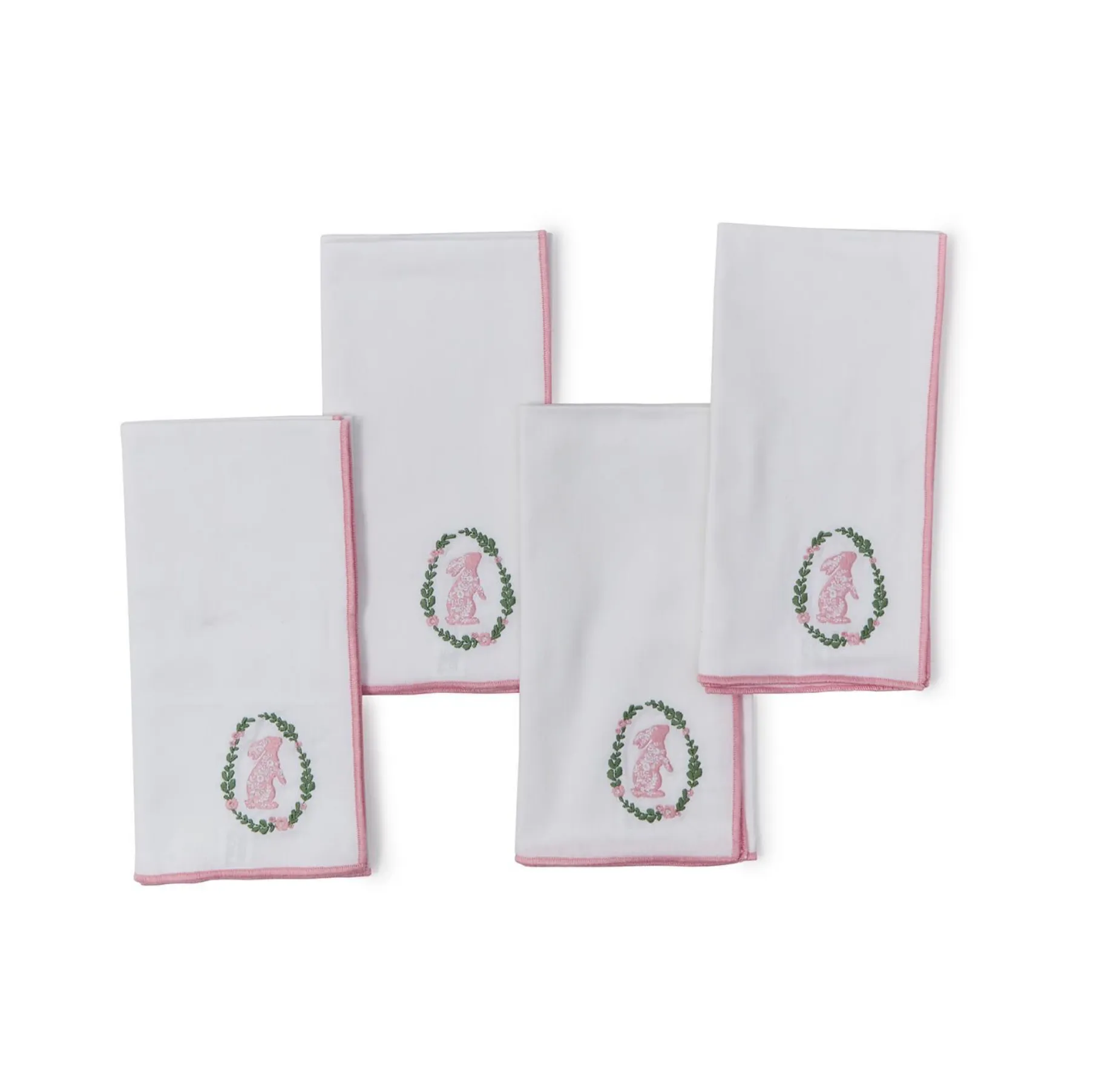BUNNY EMBROIDERED NAPKIN SET