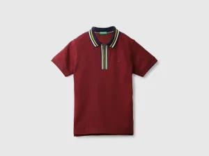 Burgundy Polo T-Shirt