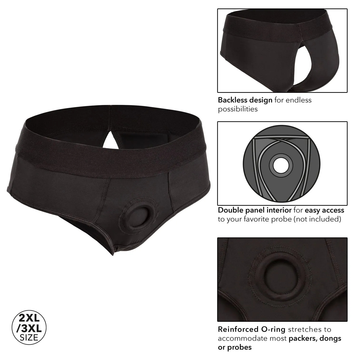 CalExotics Boundless Backless Brief  2XL/3XL
