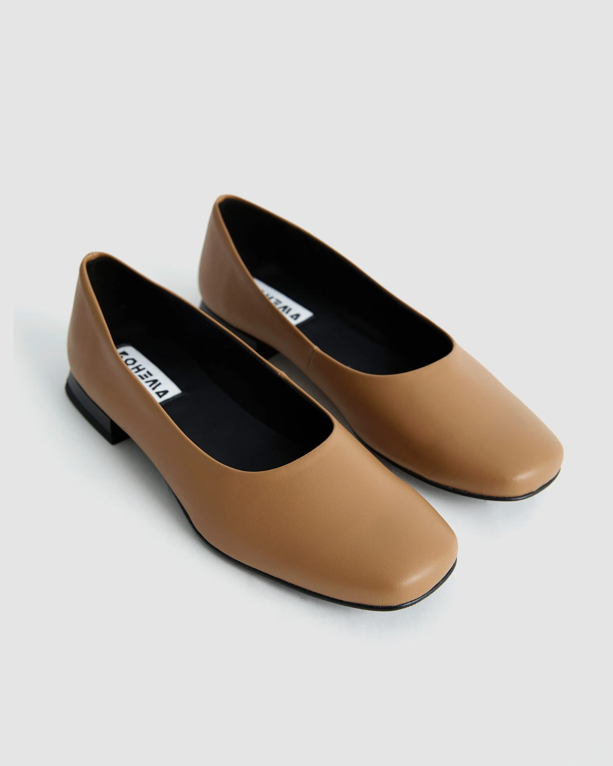 Carmel Diana Pumps beige ballerinas with square toe