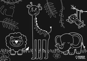Chalkboard Jungle Placemat