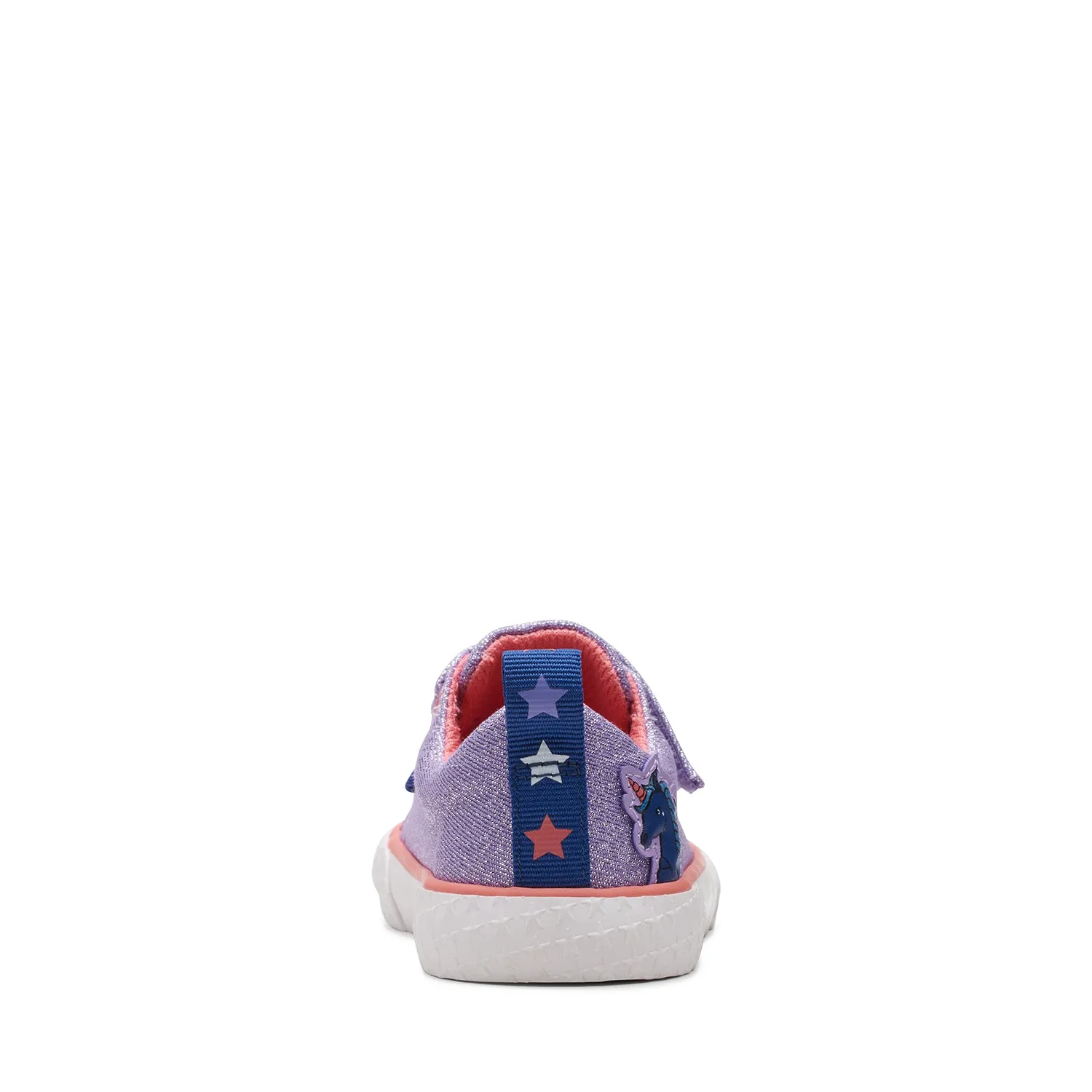 CLARKS GIRLS FOXING PLAY TODDLER. (WIDE FIT)
