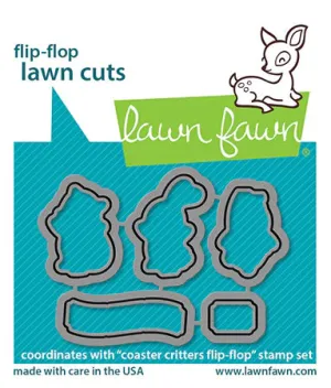 Coaster Critters Flip Flop Dies LF3076