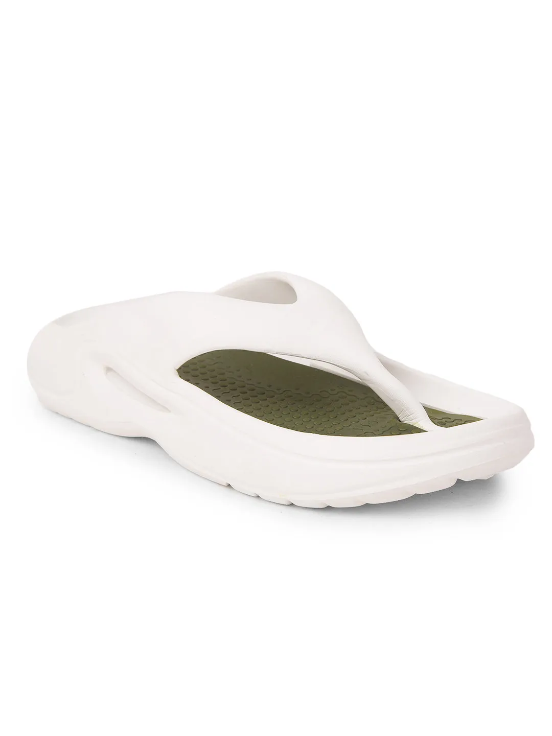 COBB MEN'S WHITE FLIP-FLOP