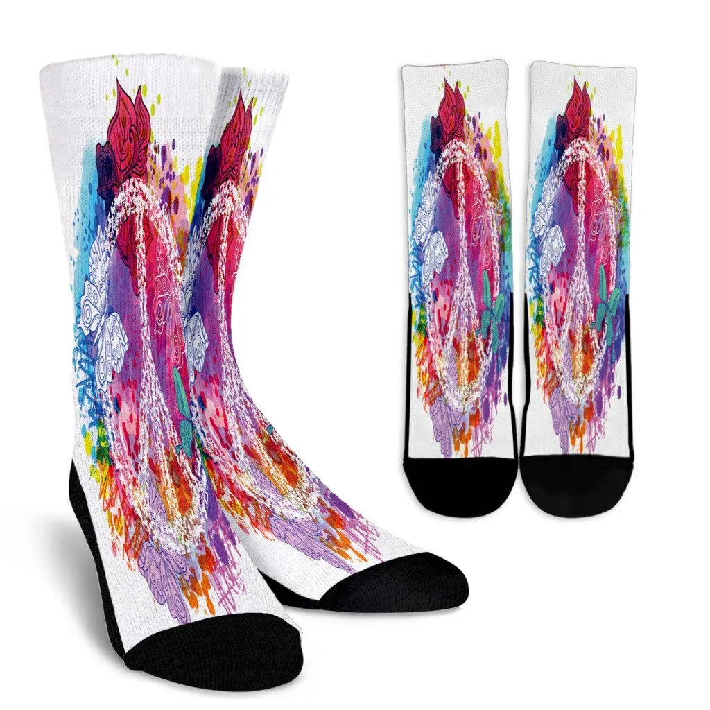 Colors Of Peace Socks