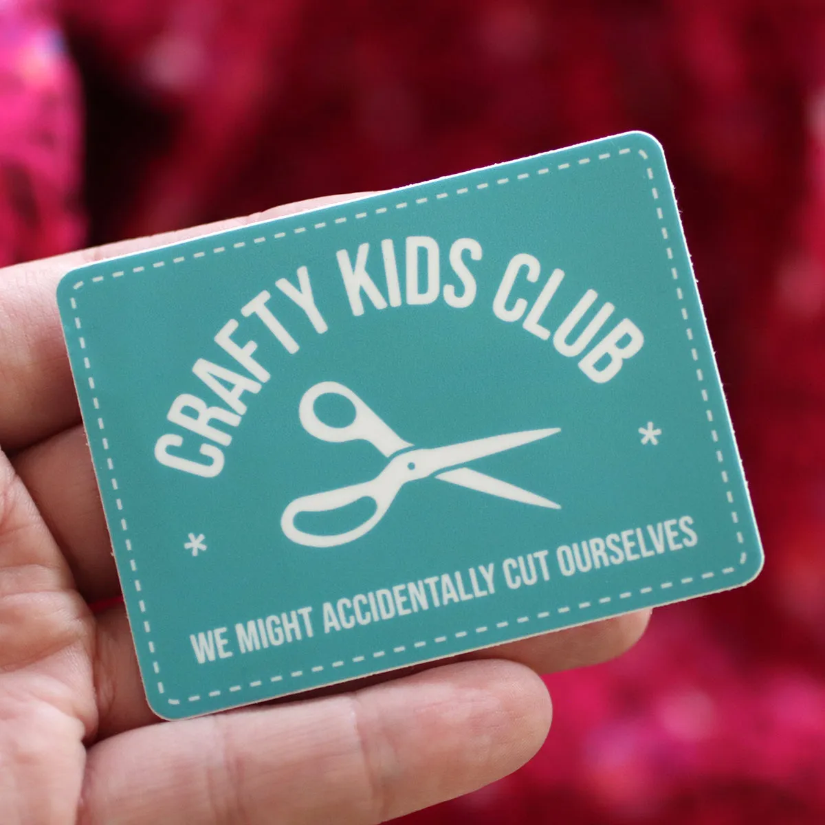 Crafty Kids Club Vinyl Sticker
