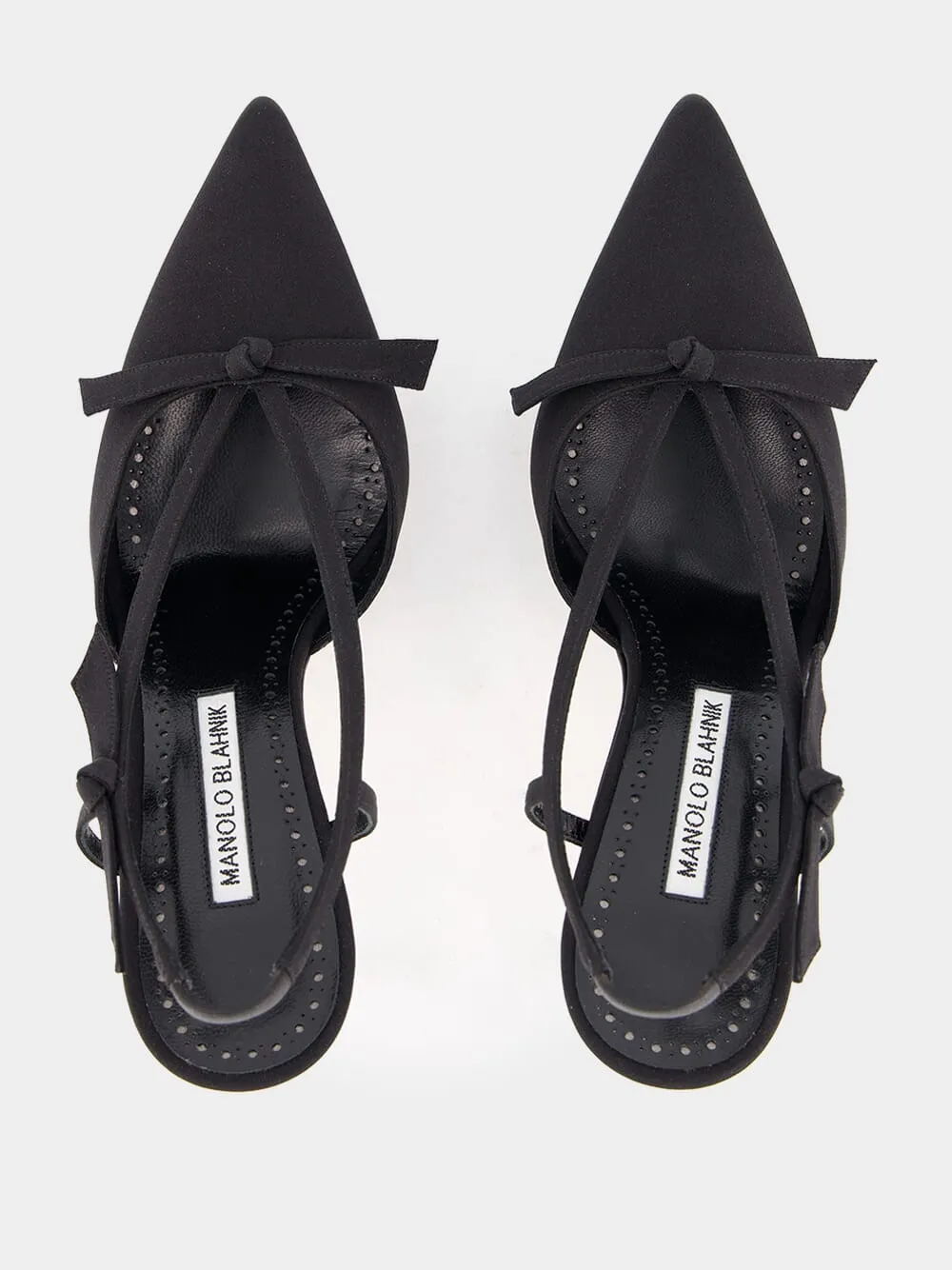 Crepe Chic Slingback 90mm Mules