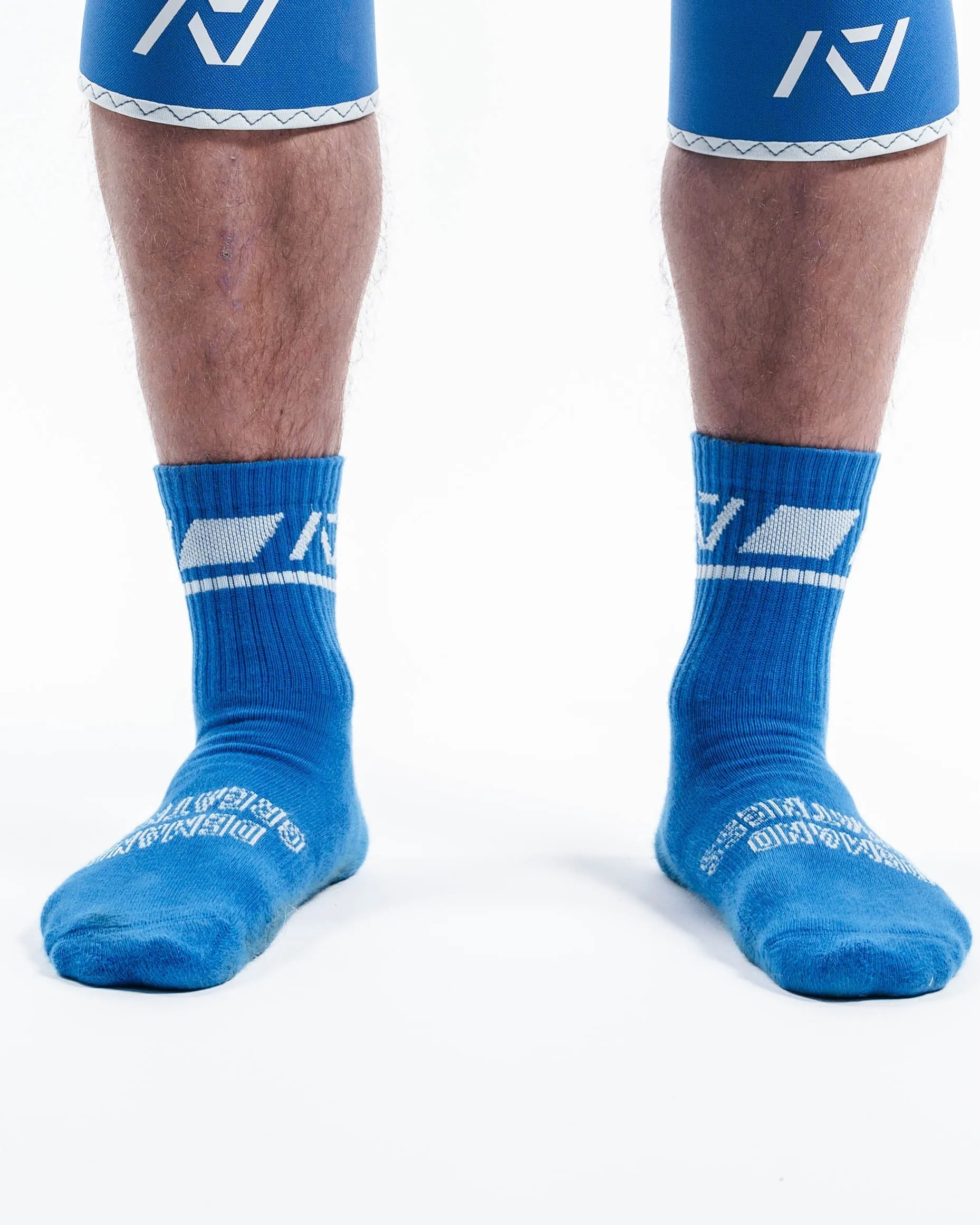 Crew Socks - Cyanite