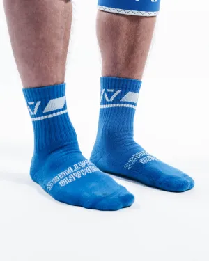 Crew Socks - Cyanite