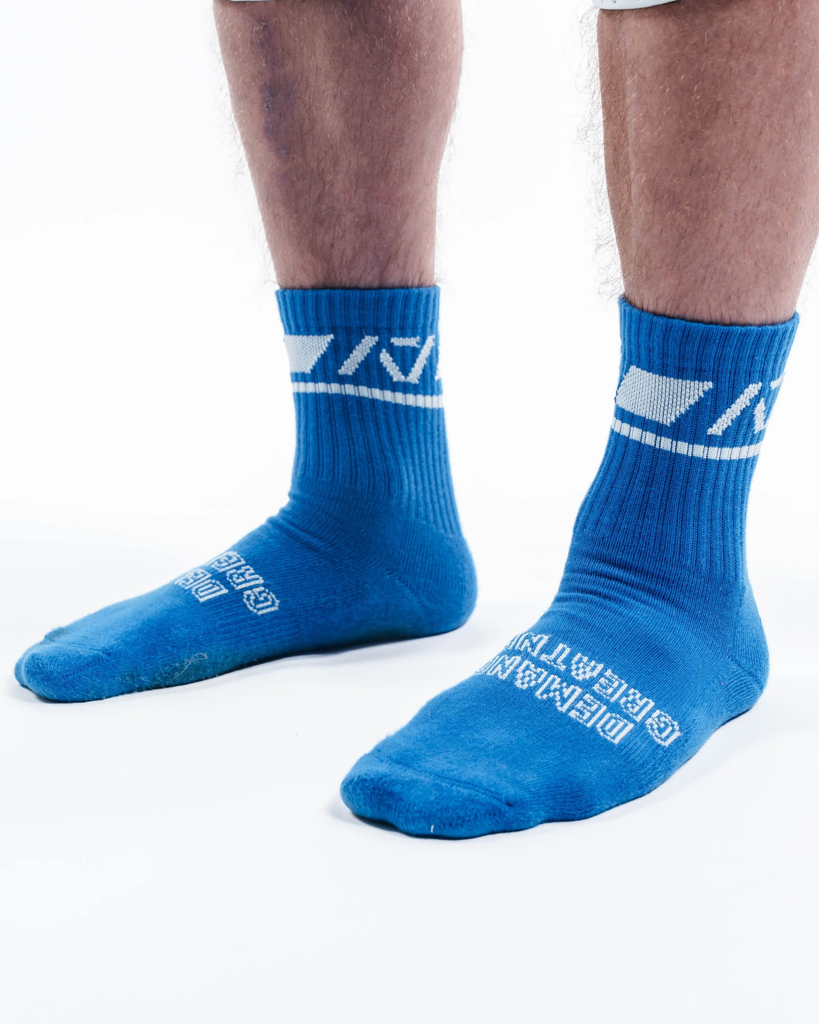 Crew Socks - Cyanite