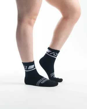 Crew Socks - Domino Black
