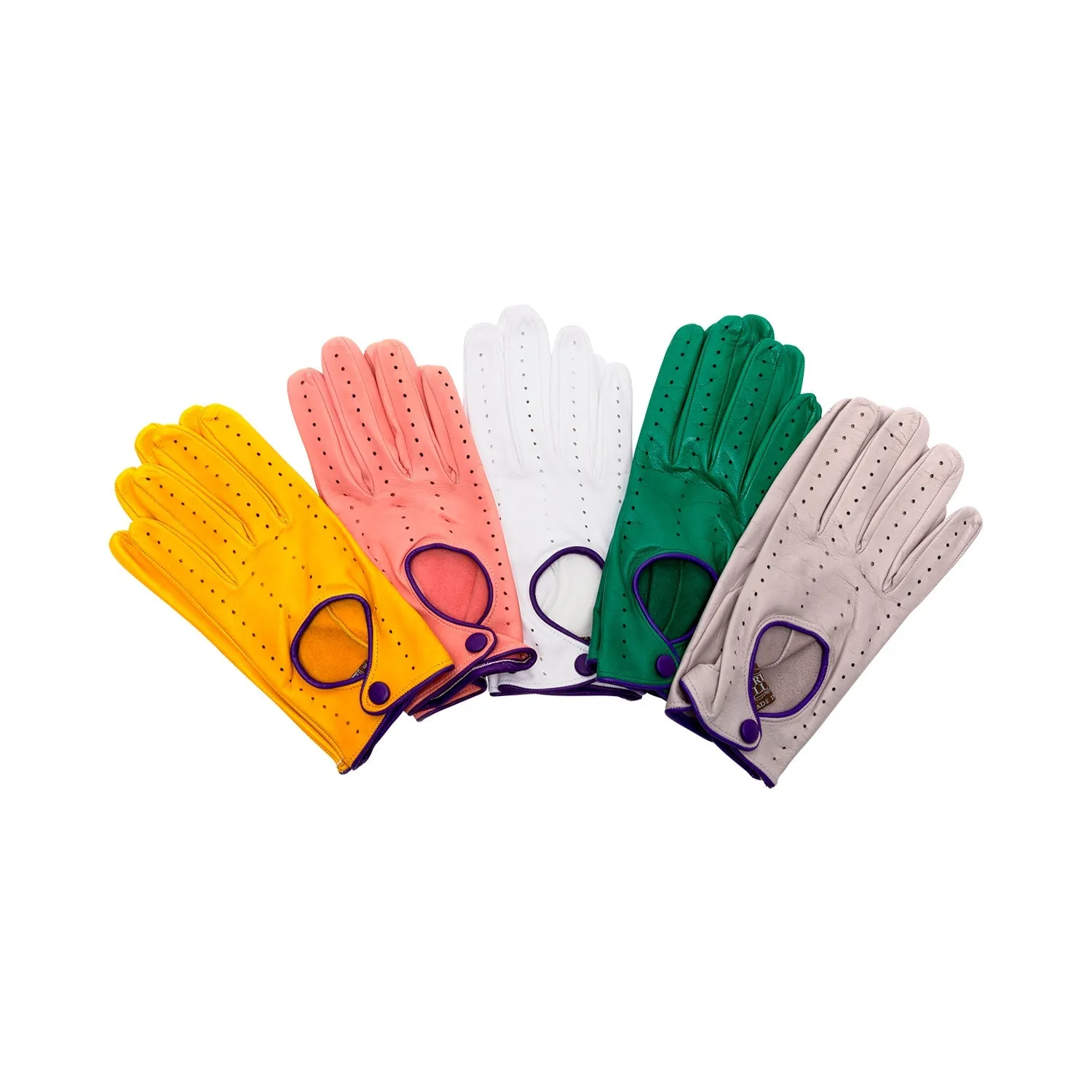 Cruise Control Leather Driving Glove - Emerald