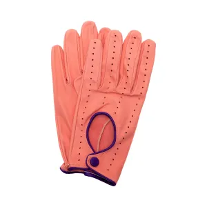 Cruise Control Leather Driving Glove - Rose