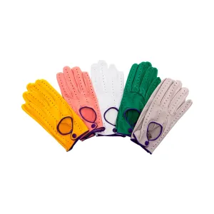Cruise Control Leather Driving Glove - Taupe