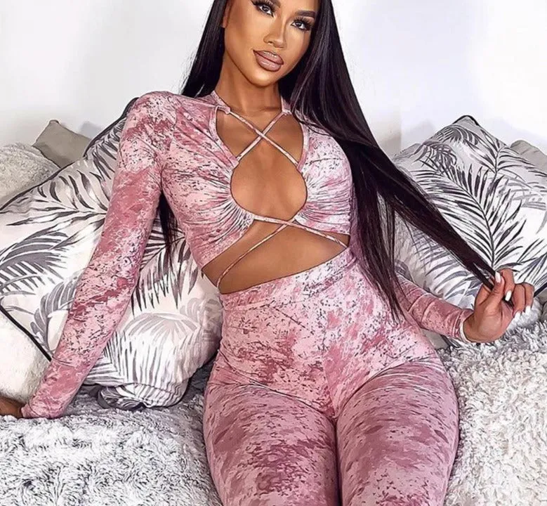 Crush On U Backless 2  Piece Set