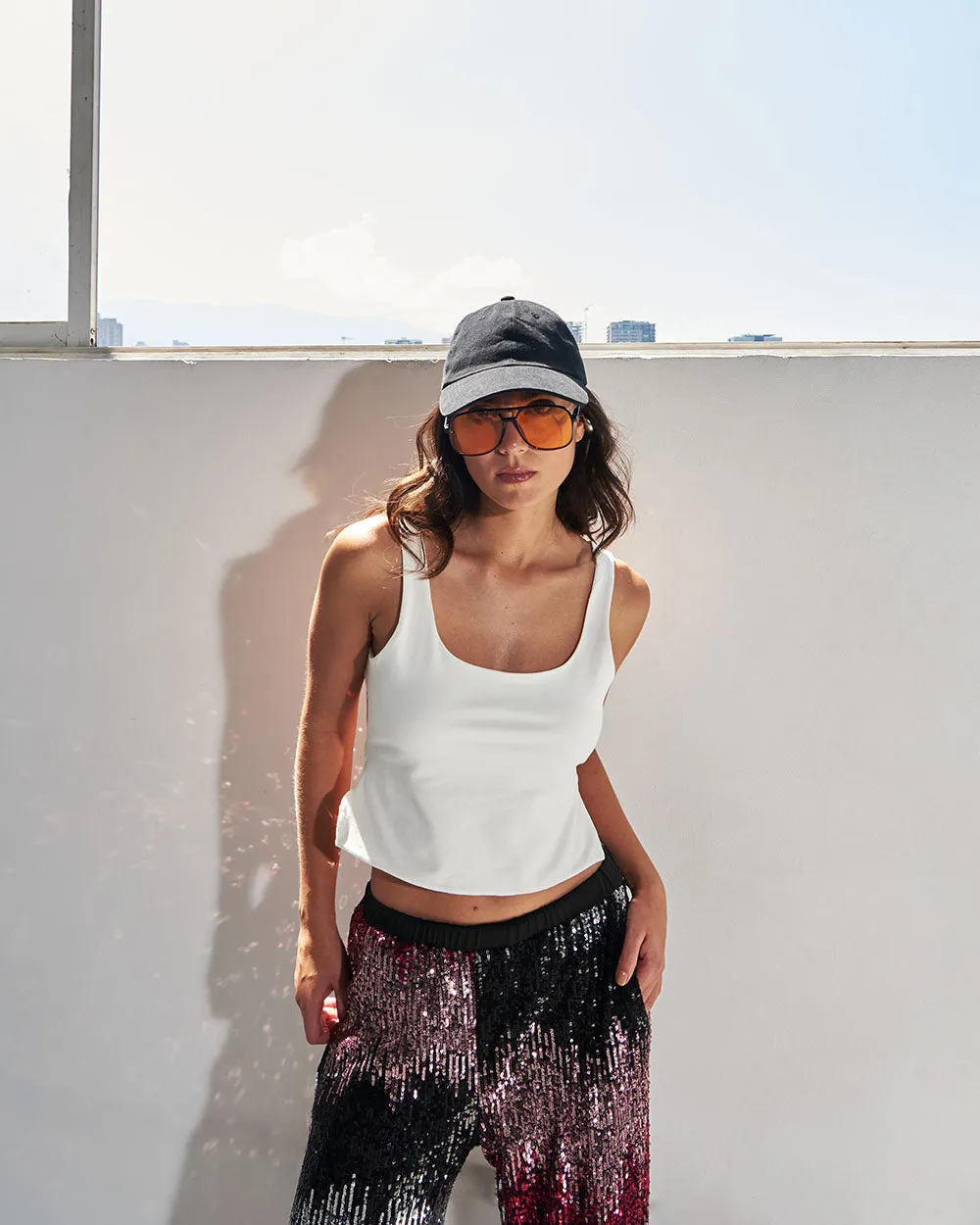 DANNA BACKLESS TOP