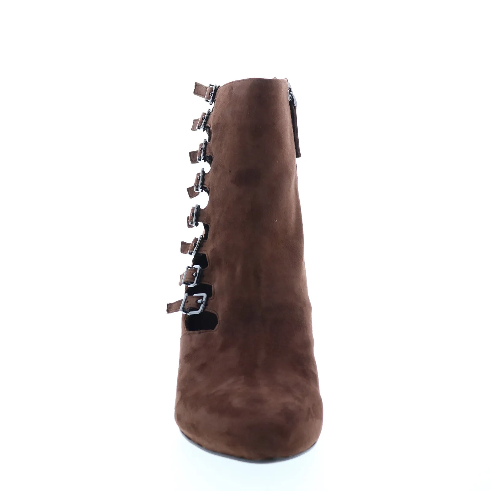 David Tate Mood Womens Brown Extra Wide Suede Zipper Casual Dress Boots